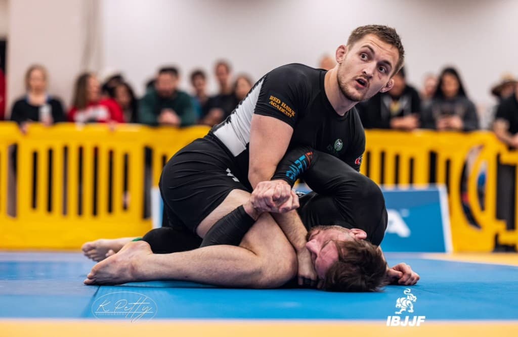 Professor London Horn fighting at an IBJJF competition — Primary Coach at Steadfast Jiu Jitsu in Peoria, AZ