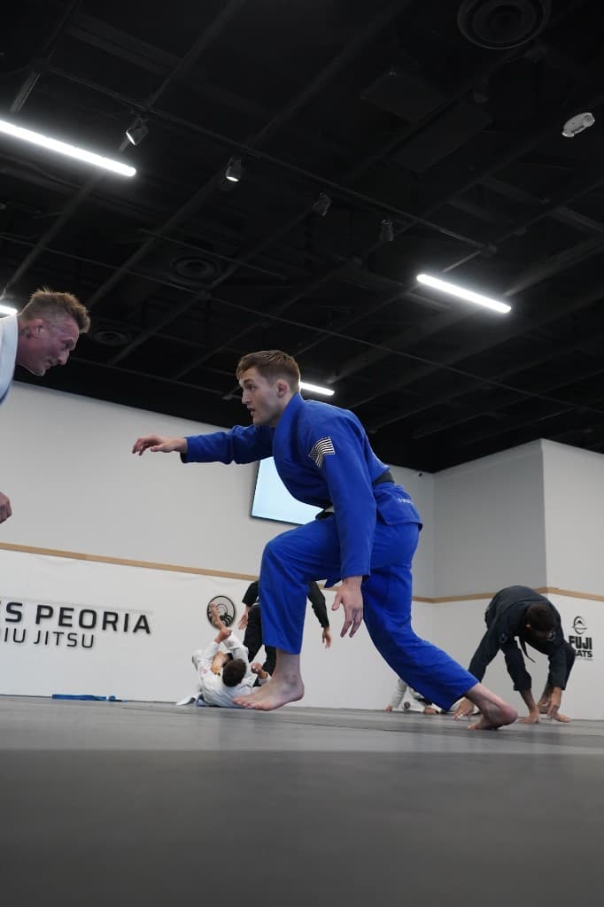 Dynamic training on the academy mats